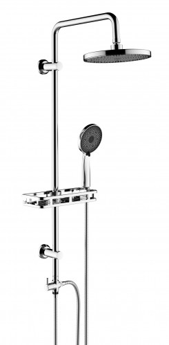 Dušas sistema Silverflow ar plauktu 624147