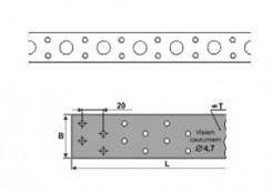 Montāžas lenta 17x0.6 (25m)