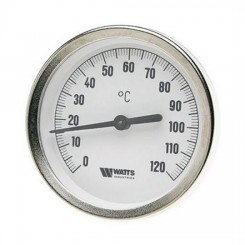 Termometrs T 63/50  0-+120* 1/2''axsial.čaula-50mm (F+R801 SD) Watts