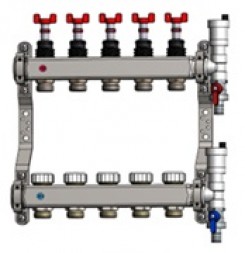 Kolektors ar plūsmas mērī. ner. ter. ECOline  (UFSA-A) 2 kont KAN