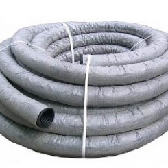 Drenāžas caurule DN 95/100 ar geotek.filtru (50m) (30151)