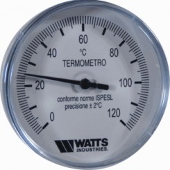 Termometrs TAB 80/120 (ar atsperi) Watts