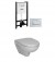 JIKA kompl.WC iebūv.rāmis+poga chrome+sēdpods piek.Lyra Plus+poda sēdriņķis duroplast ar vaku